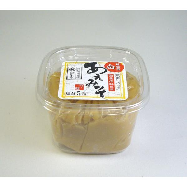 うす塩　料理用白　あえみそ　400ｇカップ☆塩分半分の５％でまろやか☆国産原料使用【丸新本家・湯浅醤...