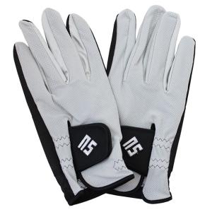 パーク ゴルフグローブ（ストレッチ）メンズ両手用　グレー