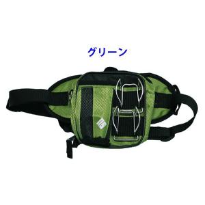 パークゴルフＤＸベルトポーチ（ボールホルダー２個付）107グリーン×ブラック　Northway