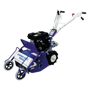 エンジン稼働確認。アテックスatex 自走草刈機 刈馬王 ハンマー