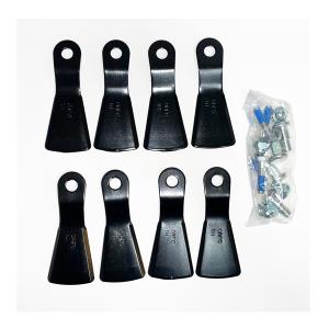 オーレック・共立・ISEKIアグリ ウイングモアー 純正替刃 フリーナイフ&取付ボルトセット (品番 0317-78000)