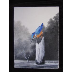 竹内敏彦 絵画 油絵 肉筆油絵 風景画 山麓の民家 F6 送料無料 : アート