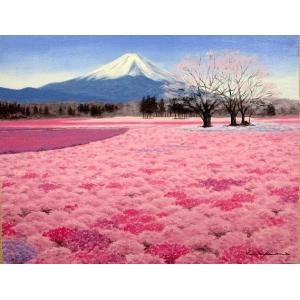絵画 油絵 田村隆枝 肉筆油絵 静物画 バラと薔薇 F8送料無料 : アート