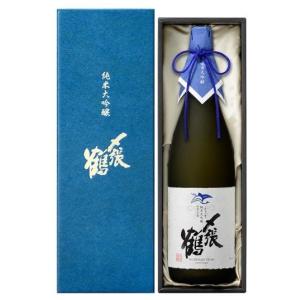 〆張鶴 純米大吟醸 BLUE LABEL 袋取り雫酒 1800mlの商品画像