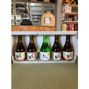 【送料無料】〆張鶴　花　月　純　300ml×5本　のみくらべ（化粧箱付）｜marusige