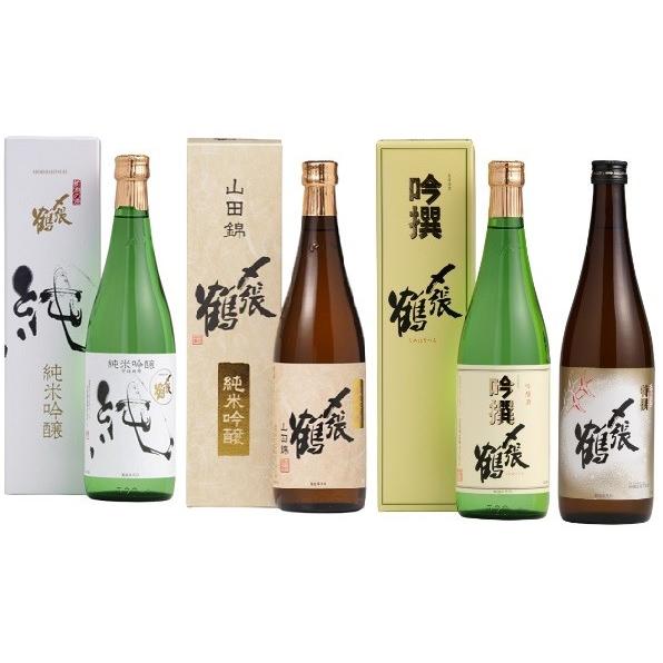 【送料無料】〆張鶴 純米吟醸 吟醸 のみくらべ　日本酒セット　720ml×4本