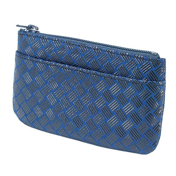 【数量限定】 財布 小銭入れ 小物入れ 甲州印伝 印傳屋 上原勇七 1002 網代編 コバルトブルー...