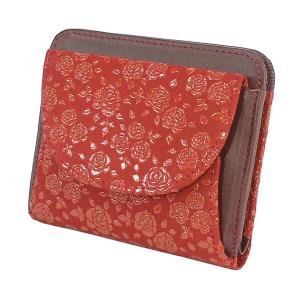 【未使用品】印傳屋　折りたたみ財布　ふすべ小桜 印傳屋（INDEN-YA） 印伝 甲州印伝 上原勇七 財布 二つ折り財布 印伝