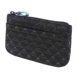 甲州印伝 小銭入れ 【HISOCA】緑×黒漆 鹿革 印傳屋 小物入れ 新品 印傳屋 敬老の日 小銭入れ 2024年 新作 印伝 9406 HISOCA ひそか