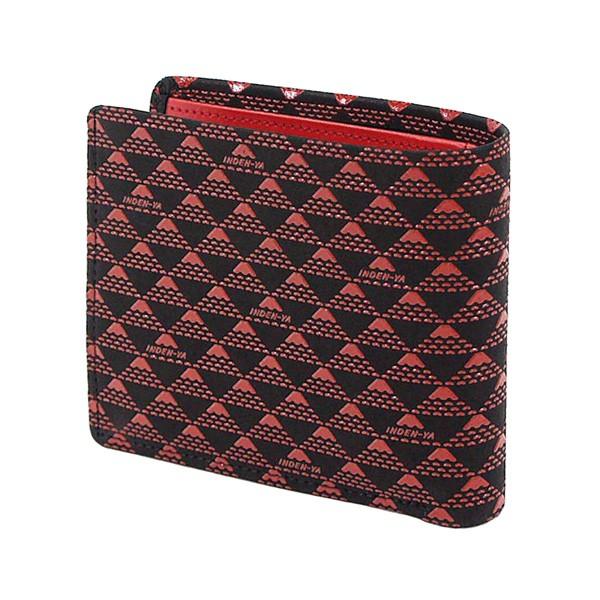 印伝 甲州印伝 印傳屋 上原勇七 財布 二つ折り財布 印伝財布 たかね ギフト 2803 富士山の柄...