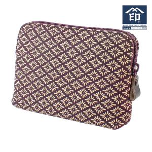 印傳屋（INDEN-YA） 印伝 甲州印伝 上原勇七 ポーチ 化粧ポーチ 4405
