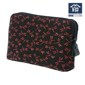 印傳屋（INDEN-YA） 印伝 甲州印伝 上原勇七 ポーチ 化粧ポーチ 4405