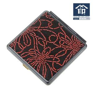 印傳屋（INDEN-YA） 印伝 甲州印伝 上原勇七 角ミラー 鏡 カガミ