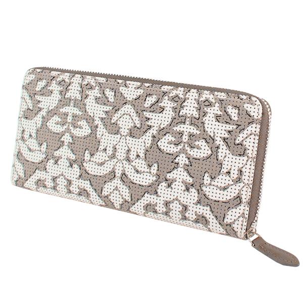 印伝 甲州印伝 印傳屋 上原勇七 財布 長財布 印伝財布 束入れ サラマス 7423 鹿革 本革 レ...