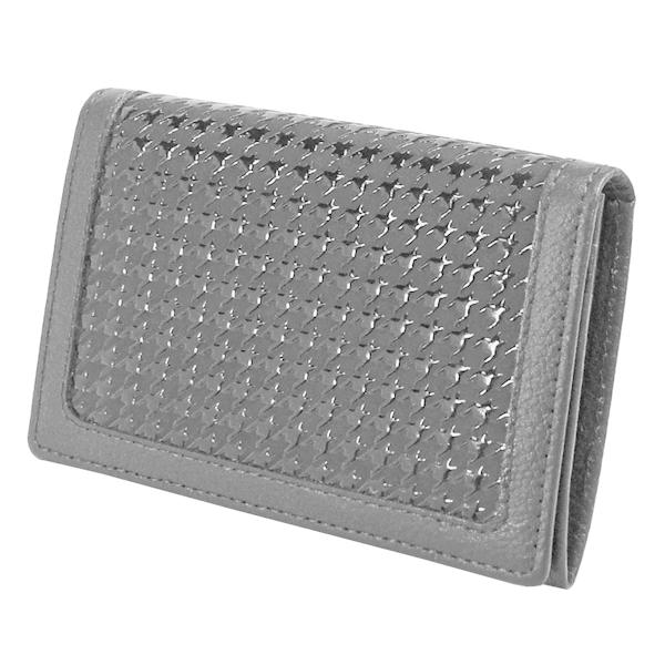 印伝 甲州印伝 印傳屋 上原勇七 名刺入れ 名刺ケース 隼人 ハヤト 8923-1 黒地×黒漆 鹿革...