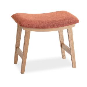 トロペ 木製スツール 布張りスツール 布製 革...の詳細画像3