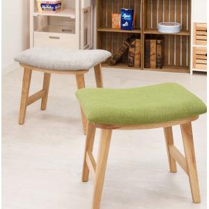 トロペ 木製スツール 布張りスツール 布製 革...の詳細画像5