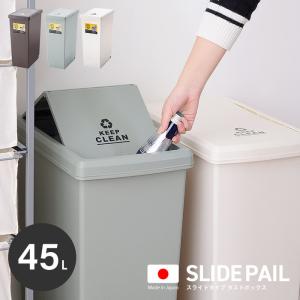 フタ付きダストボックス45L 日本製 ごみ箱 ゴ...の商品画像