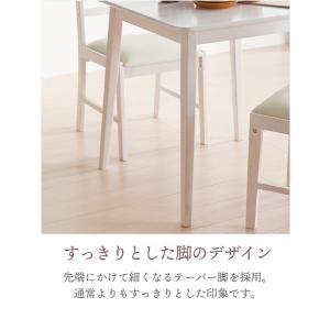 ダイニングテーブル 食卓テーブル 正方形 幅7...の詳細画像4