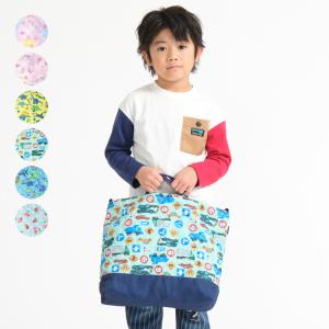 【子供服】 Kids Foret (キッズフォーレ) ユニコーン・恐竜・働く車・苺総柄レッスンバッグ  キッズ 男の子 女の子 B11602 CP｜marutaka-iryo