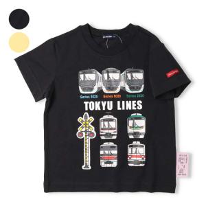 【子供服】moujonjon (ムージョンジョン)【ネット限定】東急電鉄電車大集合半袖Tシャツ 90cm〜130cm F32817｜こどもの森e-shop Yahoo!店