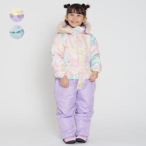 【23秋冬SALE20%OFF価格】 JollyJury (ジョリージュリー) ユニコーン柄スノーコンビ・スノーウェア キッズ 女の子 F60782｜marutaka-iryo