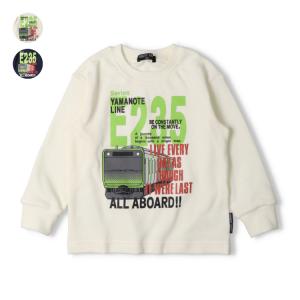 再値下げ 25秋冬SALE40%OFF価格 子供服 Hungry Heart (ハングリーハート) JR在来線電車山手線プリント裏毛トレーナー・スウェット K54660｜こどもの森e-shop Yahoo!店