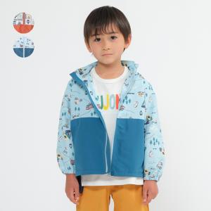 【再値下げ】【23夏セール40%OFF価格】 moujonjon (ムージョンジョン) キャンプ柄配色裏メッシュジャケット キッズ 男の子 M30110｜marutaka-iryo