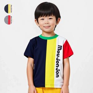MONCLER（モンクレール） MONCLER KIDS ネイビー半袖Tシャツ キッズ