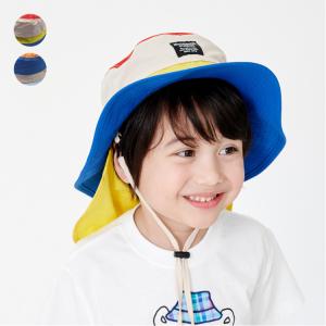 子供服 moujonjon (ムージョンジョン) カラー配色撥水ハット 50cm 52cm 54cm 56cm M37403