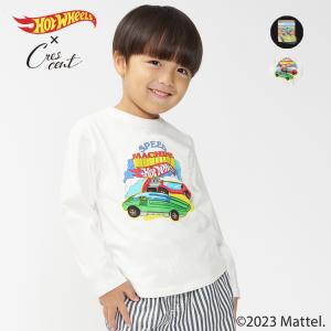 【23秋冬SALE20%OFF価格】 crescent (クレセント) ホットウィール車プリントＴシャツ・ロンT キッズ 男の子  N50803｜marutaka-iryo