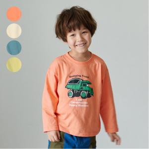 再値下げ 25秋冬SALE55%OFF価格 子供服 crescent (クレセント) 恐竜・働く車プリント長袖Ｔシャツ・ロンT N54880
