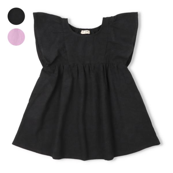 子供服 KIDS FOREST(キッズフォレスト)【WEB限定】フリル袖無地ワンピース 80cm 9...