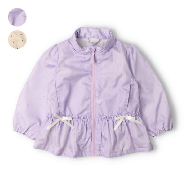 子供服 KIDS FOREST(キッズフォレスト) ドット柄ナイロンジャケット 80cm 90cm ...