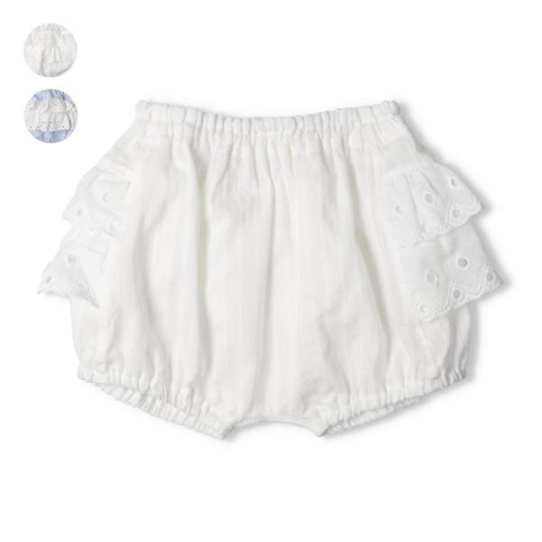再値下げ 25夏SALE40%OFF価格 kid´s zoo (キッズズー) レースフリル付ブルマシ...
