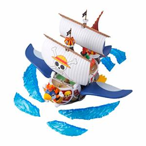 ワンピース 偉大なる船(グランドシップ)コレクション サウザンド・サニー号 フライングモデル 色分け済みプラモデル｜marutaka-shouten