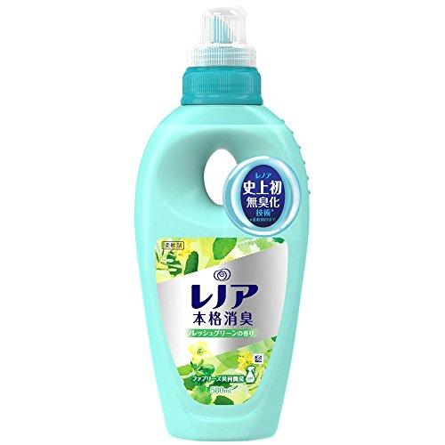 レノア 本格消臭 柔軟剤 フレッシュグリーン 本体 580mL