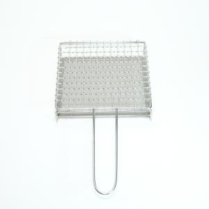 辻和金網 ステンレス製 手付焼網（受け付）正方形 小サイズ　テレビ朝日「家事ヤロウ」、テレビ大阪「ちょこっと京都に住んでみた」放送されました