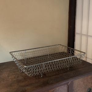 鳥井金網工芸 ステンレス製 手編み万能かご 水切りかご : 京都アンテナ