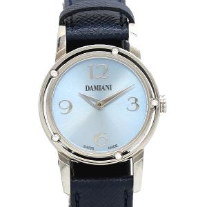 DAMIANI】ダミアーニ エゴ 腕時計 クオーツ SS×ダイヤベゼル シルバー