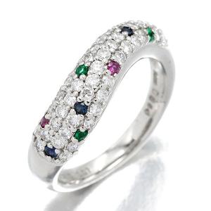K18YG ルビー ダイヤモンド リング 10号 R0.88ct D0.23ct イエロー 