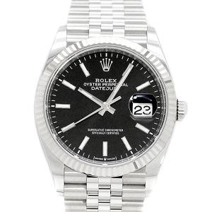 ロレックス ROLEX デイトジャスト36 126234 ブラック文字盤 ランダム SS/WG メンズ腕時計 自動巻き DATEJUST 36mm｜marutaki