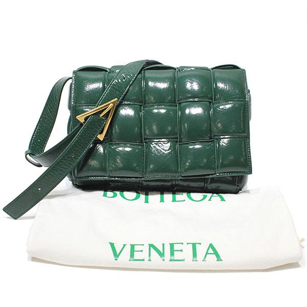 ボッテガ・ヴェネタ BOTTEGA VENETA パデッド カセット レインツリー ディアスキンショ...