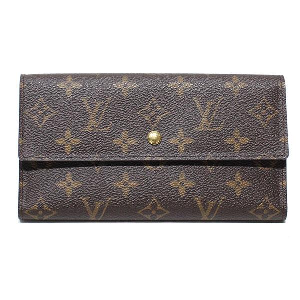 美品 ルイヴィトン LOUIS VUITTON モノグラム ポルトトレゾール インターナショナル M...