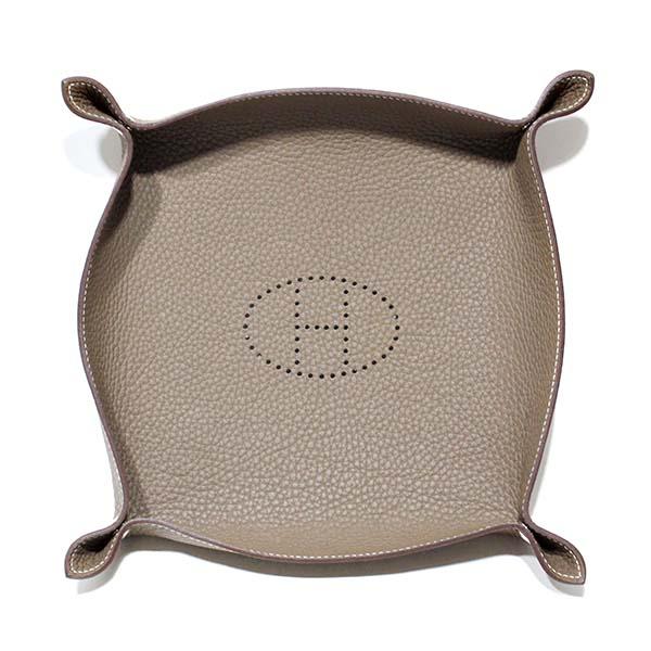 エルメス HERMES ヴィド・ポッシュ アクセサリートレイ エトゥープ Z刻印 2021年製 茶色...