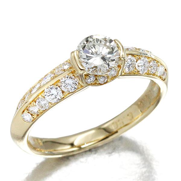 K18YG ダイヤモンド リング 11.5号 D0.510ct/0.50ct 指輪 宝石 ジュエリー...