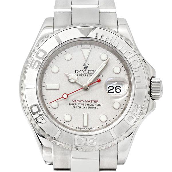 ロレックス ROLEX ヨットマスター ロレジウム 16622 シルバー文字盤 プラチナ/SS メン...