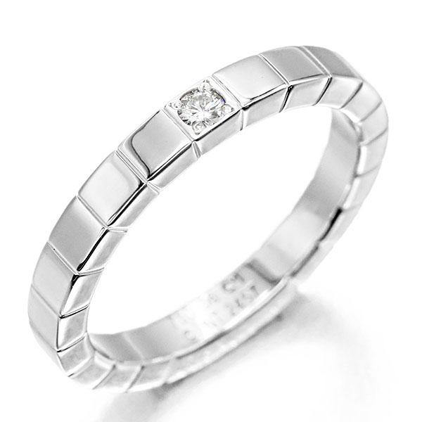 新品仕上げ カルティエ Cartier ラニエール リング #56 ダイヤモンド K18WG ゴール...