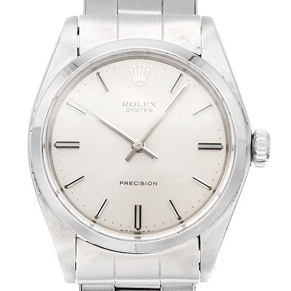 ロレックス ROLEX オイスター プレシジョン 6426 シルバー文字盤 3番台 SS メンズ腕時...