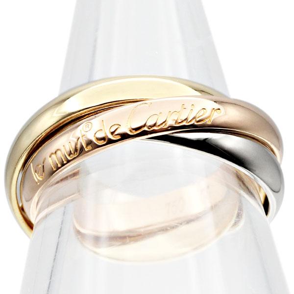 カルティエ Cartier トリニティ リング #53 K18YG/WG/PG ゴールド TRINI...